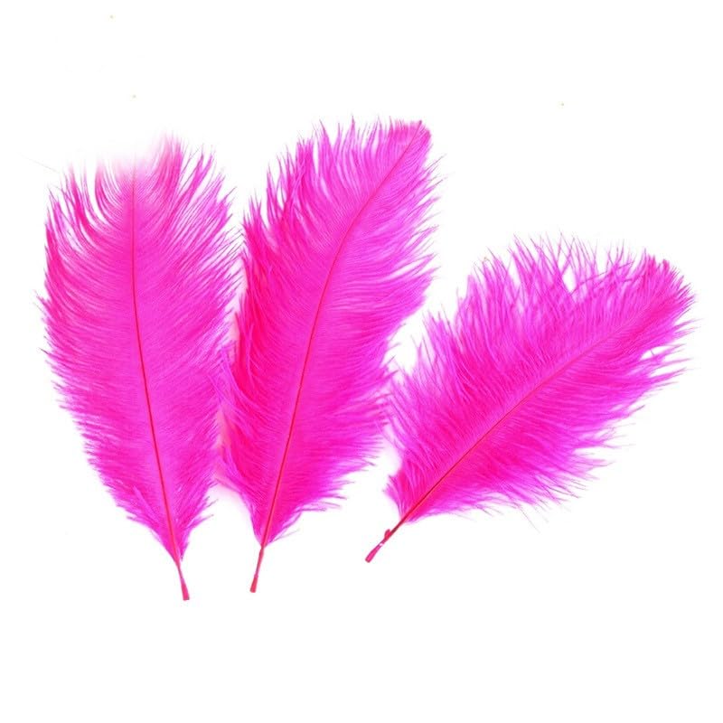 Plumas de avestruz azul cielo para arreglos florales sin volumen 3