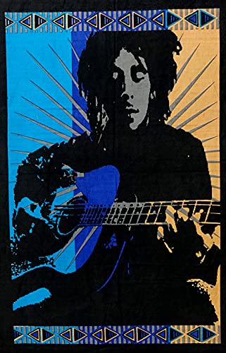 ICC Bob Marley Affiche 30 x 40 en Hippie Tapisserie Bohème Drapeau Psychédélique Cadeau Tenture Murale Dortoir Décor Couverture Tapisseries Hippie Rasta...