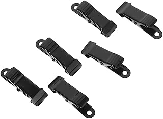 GLEAVI 12個 小型スプリングクリップ メタルミニクリップ 強力グリップ オール型 多機能写真用 紙 ワイヤー固定用 装飾に ブラック