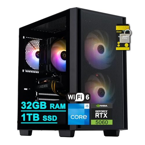 acer Nitro 60 Q[~O fXNgbv Rs[^[ Intel 10-core i5-14400F 32GB DDR5 1TB SSD GeForce RTX 5060 8GB GDDR7 DLSS4 (ő614 AI Tops) US