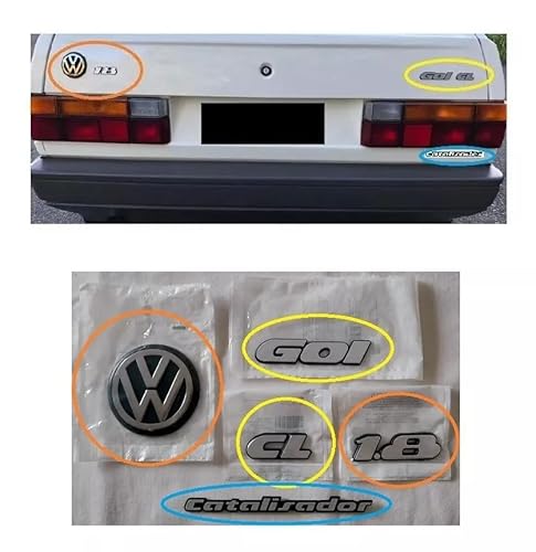 Kit Emblema Gol Cl 1.8 Catalisador 91 92 93 94-5 Peças