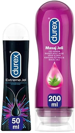 Durex Extreme Gel + Play Lubricant & Massage Gel, Aloe Vera