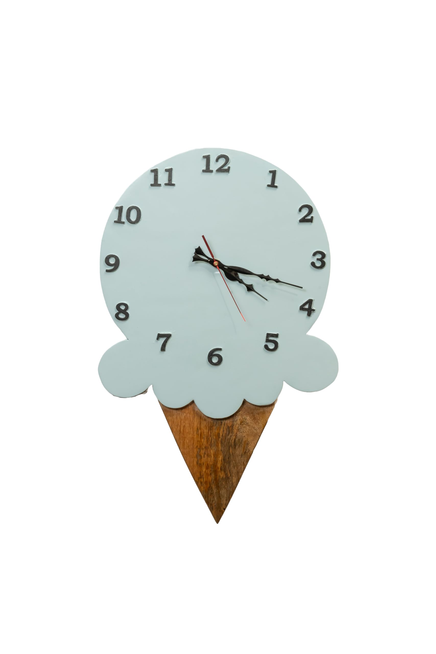 Buy nazraana Ice Cream Shape Wall Clock for Kids - Handcrafted