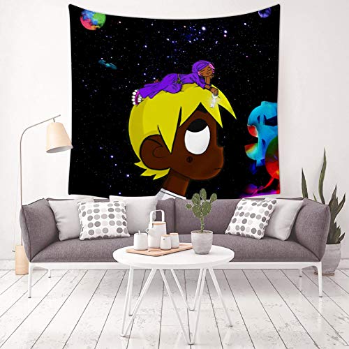Lil Rap Uzi-Vert Tapestry 3D Print Wall Blanket Wall Hanging Bedding Decor for Bedroom Dorm 59.1 X 59.1 Inch