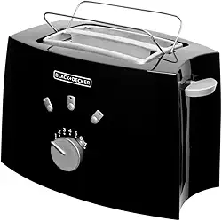 BLACK+DECKER Torradeira Elétrica, com Potência de 800W, Praticidade e Eficiência para seu Café da Manhã, 110V