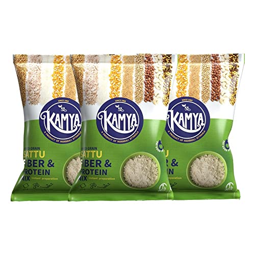 Kamya Mixed Grain Sattu Naturals Powder with High Protein and Fiber