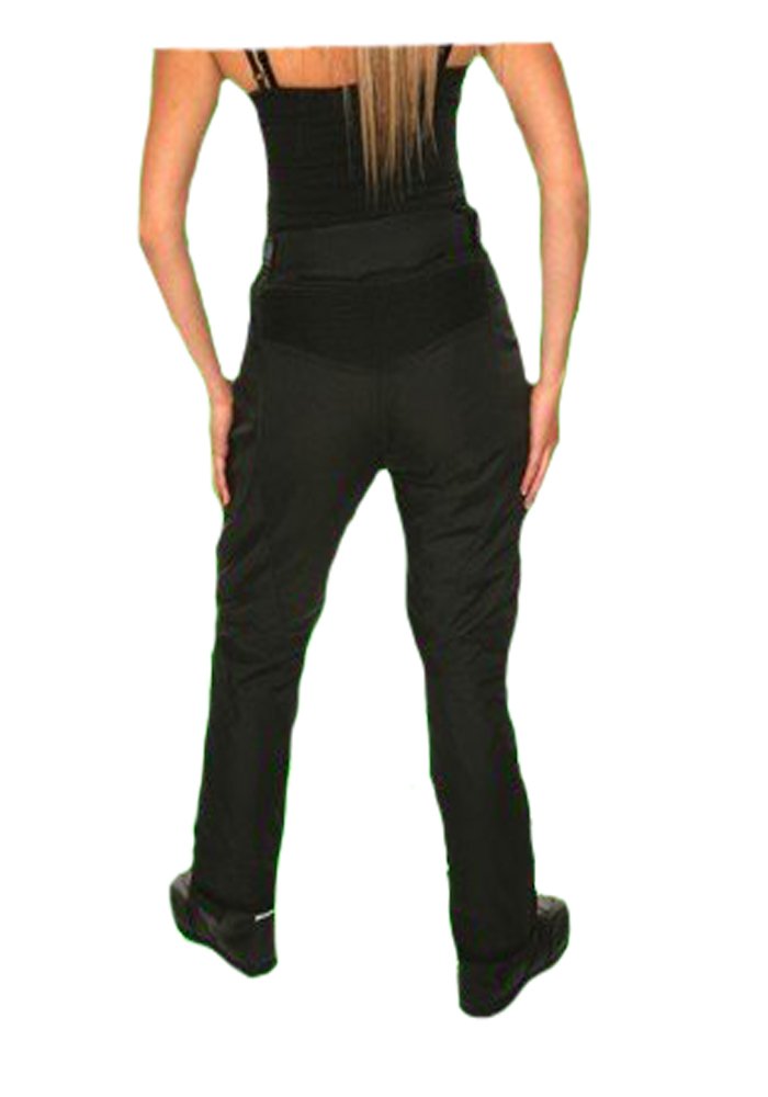 Bikers Gear Australia New Ladies Jazz Waterproof Motorcycle Trousers Black with Venting Removable Thermal Liner and CE1621-1 Armour