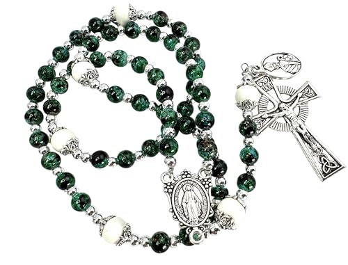 Westmon Works Saint Patrick Irish Rosary with Protective Case4