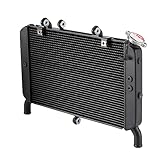Artudatech Alu Kühler Motorrad Radiator Cooler Cooling Passend für Yamaha FZ09 MT09 MT-09 2014-20 Tracer 900 2019-2020