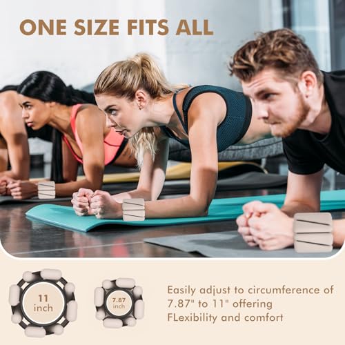 Image of Wrist Weights, Ankle Weights for Women Men, Adjustable Wrist Weighted Bracelet for Home Gym Workout, Running, Yoga, Exercise, Strength Training