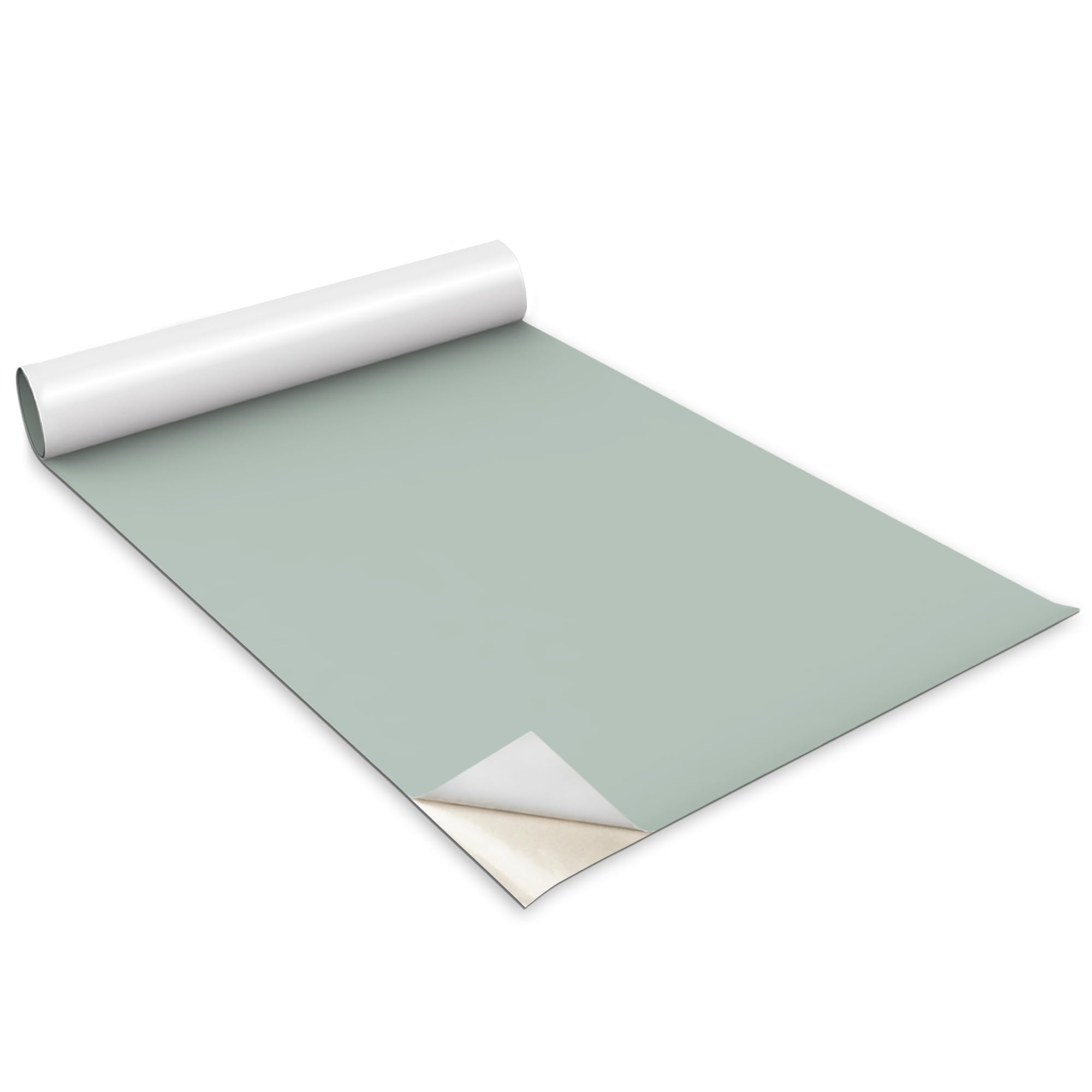 Autocollant meuble vert clair pour masquer les imperfections de placard de cuisine et chambre