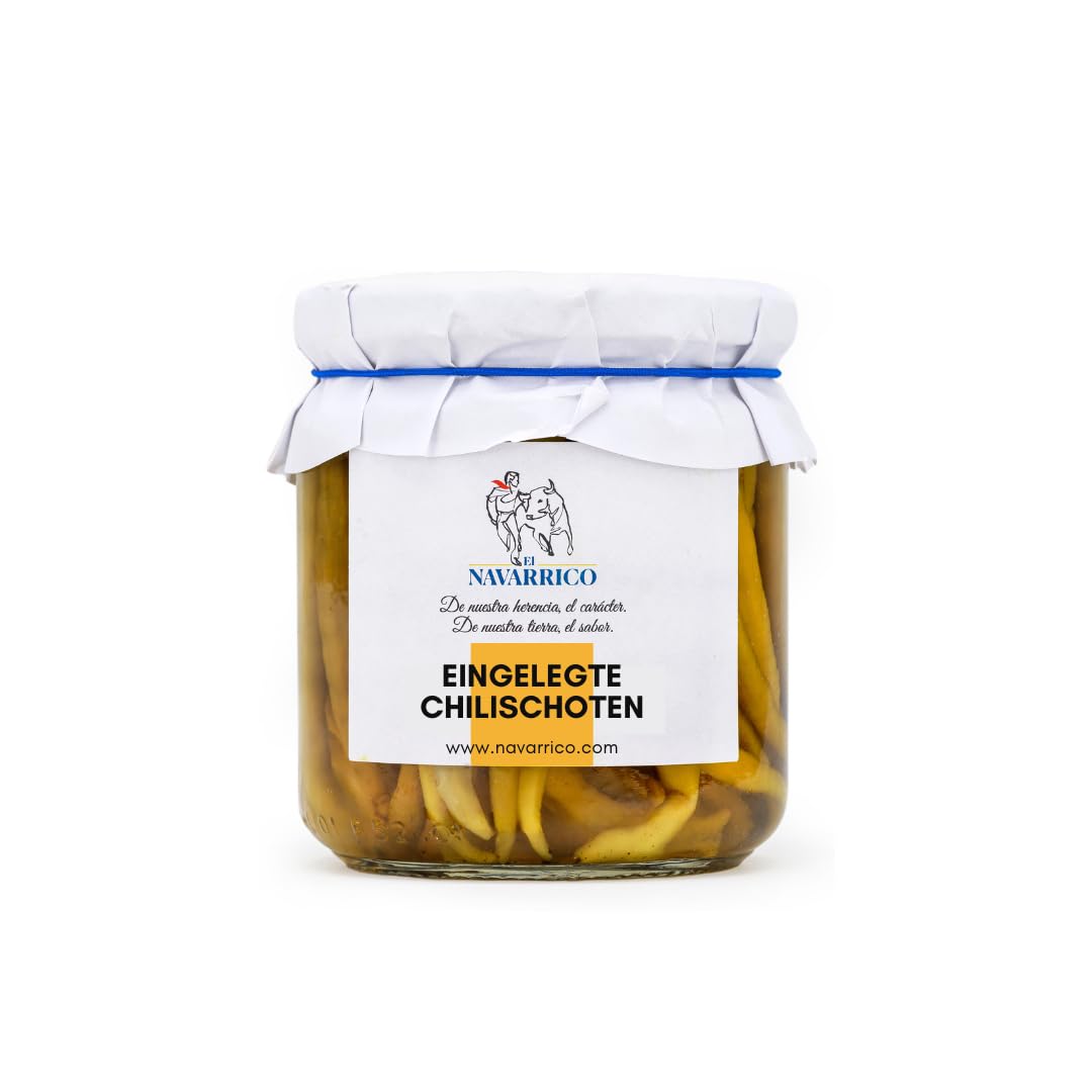 El Navarrico Mediterranes Gemüse-Probierpaket mit Artischocken 390 g, Piparra-Paprika 300 g und Spargel mit Senfdressing 310 g | 3er-Set spanischer Spezialitäten