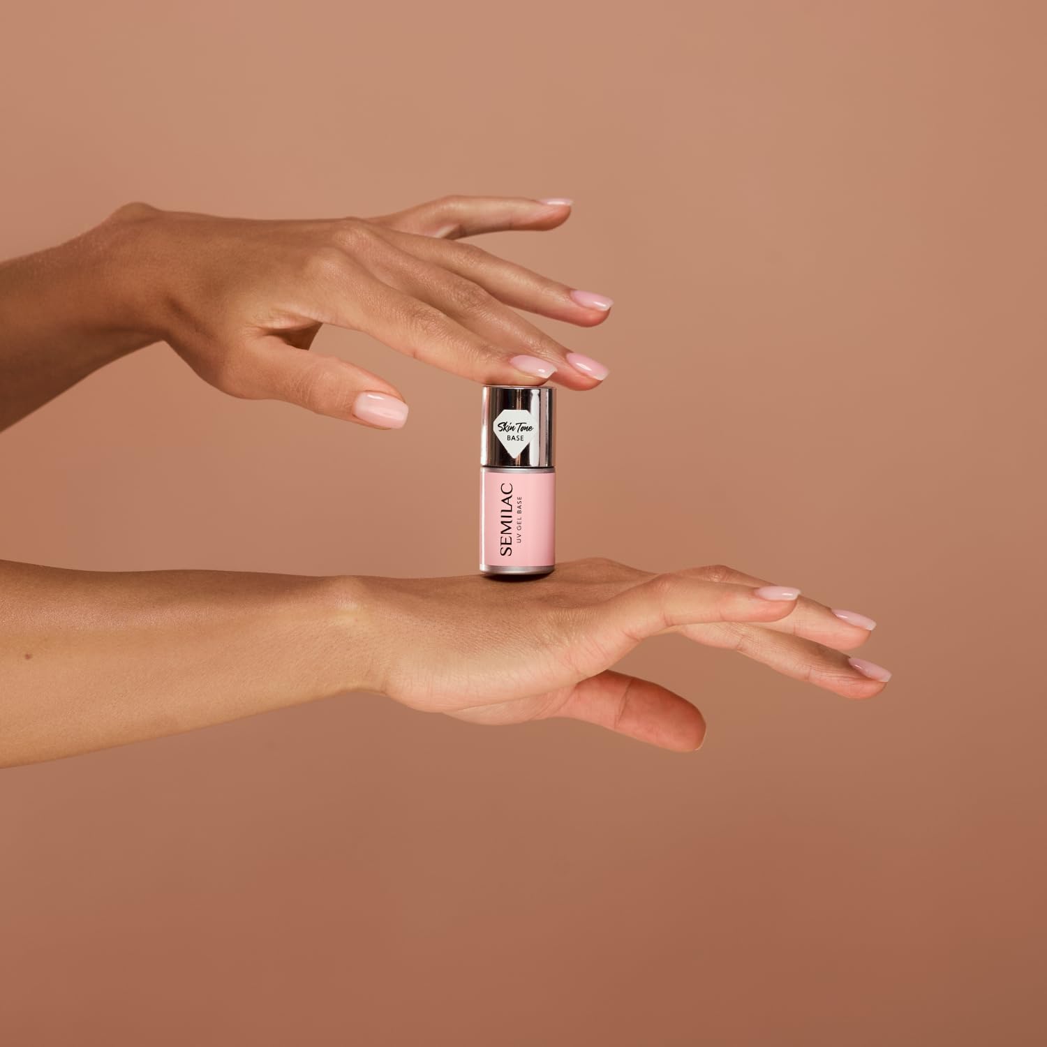Semilac Baza do Lakierów Hybrydowych Skin Tone Cover Base Rose Beige 7 ml