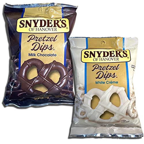 Ultimate Dipped Pretzel Variety Pack | 8 Unique Flavors Includes Peanut Butter, Milk Chocolate, White Chocolate, Dark Chocolate Peanut Butter And Cookies N Cream | Bundled By Tribeca Curations #TOP4
