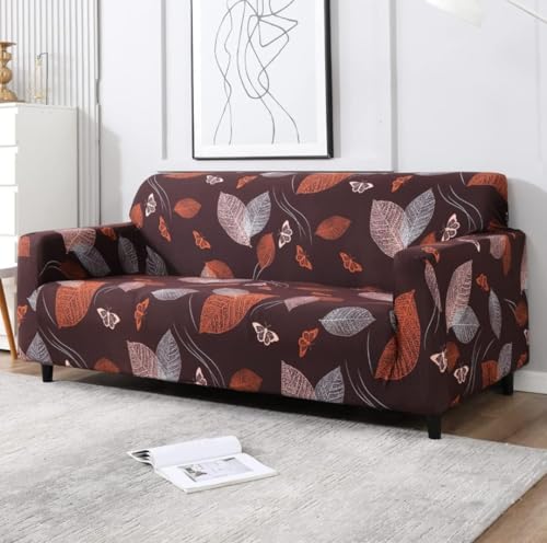 Image of HK 3 Seater Universal Elastic Sofa Cover | 360 Fully Covered Anti-Slip Washable Couch Cover Protector | 140 GSM Stretch Fit Polyester + Spandex Slipcover (180-230cm /SC-001-03)