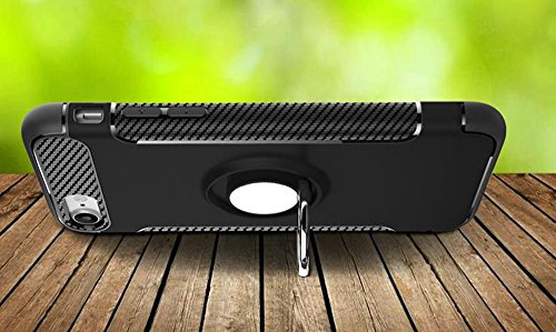 Galaxy S7 Edge Magnetic Car Phone Stand Case,Inspirationc 2 In 1 Shockproof 360 Degree Rotating Ring Stand With Rubber Case For Samsung Galaxy S7 Edge--Rose Gold #TOP3