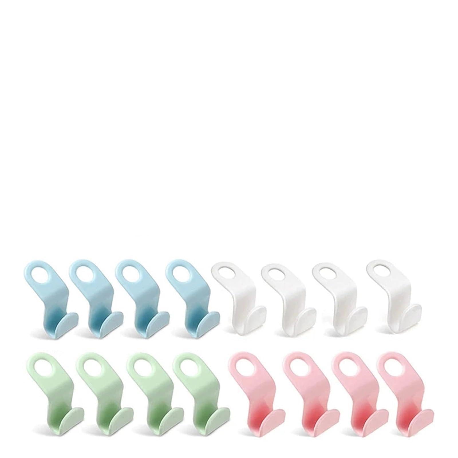 clothes hanger connector hooks 200PCS Wardrobe Hanger Hooks Organizer Connect Multifunction Cascading Plastic Bedroom Storage Space Saving Coat Hook(Green)