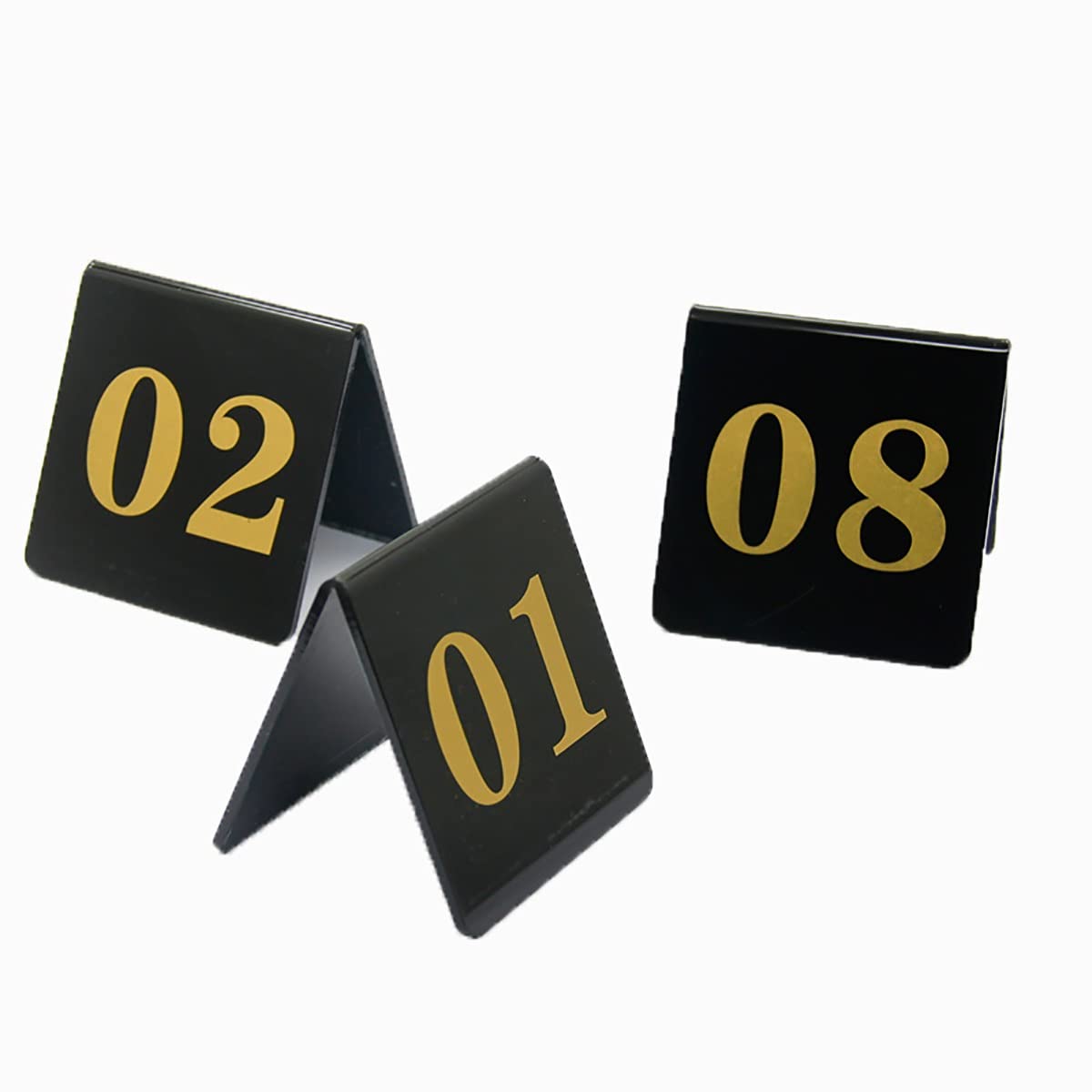 Números de Mesa, 80×80 mm Números de Mesa Bodas Matrimonio Restaurante Bares Café Hotel Señales de Mesa reservada