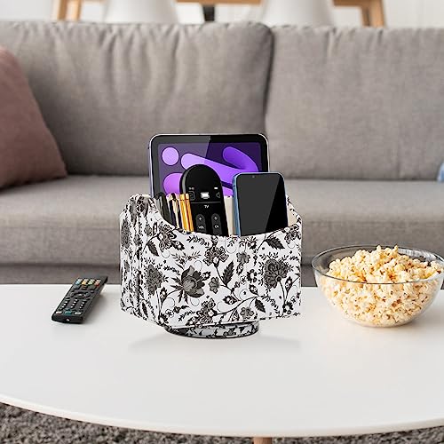 Support de télécommande rotatif pour table de chevet et bureau ordonné - 4