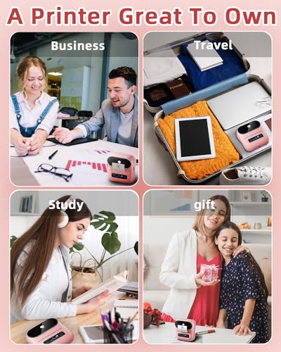 Image of Phomemo M220 Bluetooth Label Maker,Portable Thermal Printer | for Small Business Office Home - 1900+ Templates 7900+ Icons - Compatible Phone, PC
