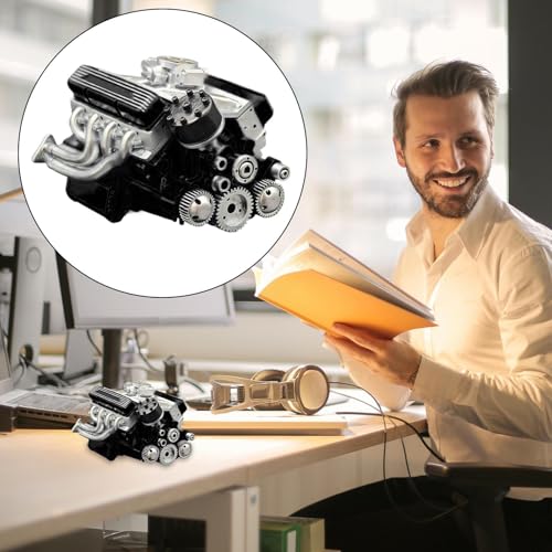 Kit moteur V8 pour adulte jouet STEM éducatif et maquette résine réaliste - 3