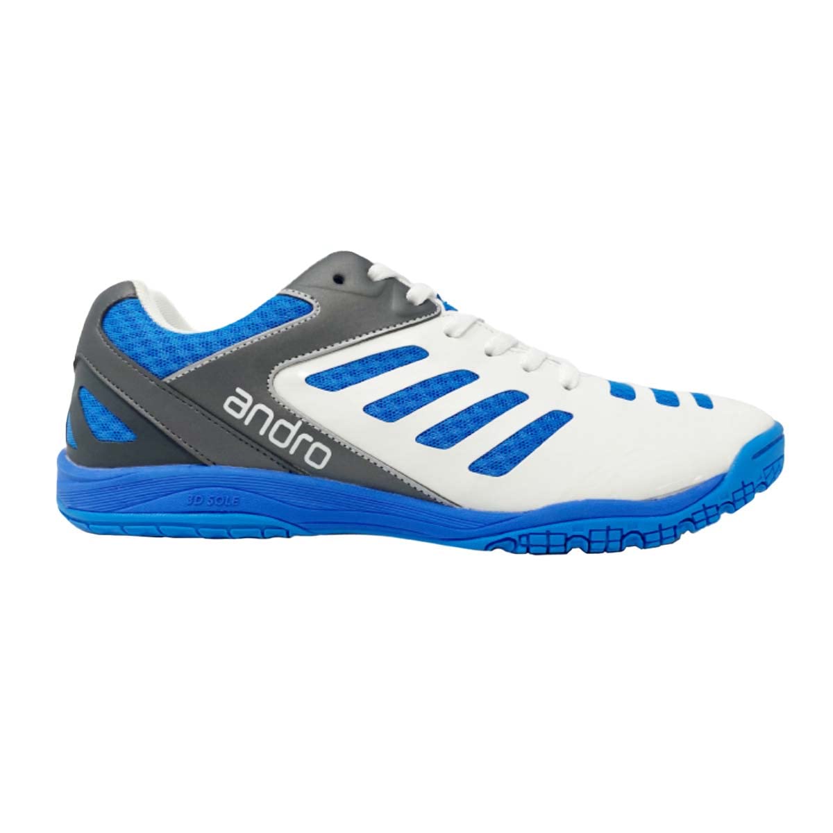 Andro Schuh Cross Step 2, grau/gelb, 40