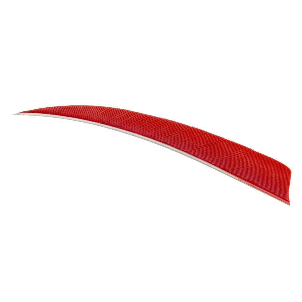 TRUEFLIGHT Feathers Shield Cut 4 RW RED 100/PK.