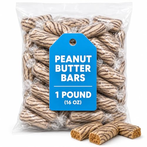 Peanut Butter Bars, 1 Pound, Creamy Peanut Butter Chocolate Bars image 2