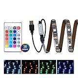 LED Strip Lights, 16.4 ft 300 LEDs SMD 5050 LED Light Strip IP65 Waterproof RGB LED Strip Color Changing LED (16.4 ft, 1 Pack LED Strip Lights)