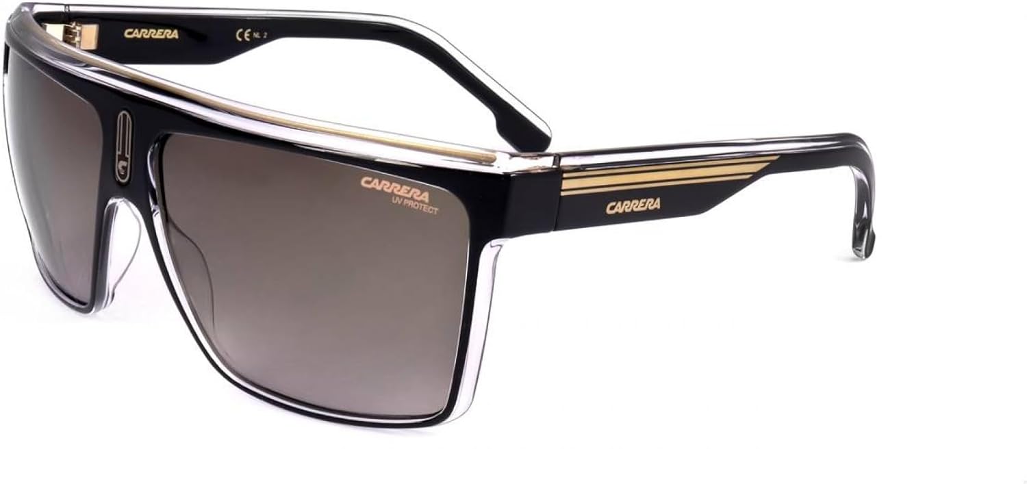 Carrera 22/N Black Gold/Brown Shaded 63/12/130 men Sunglasses