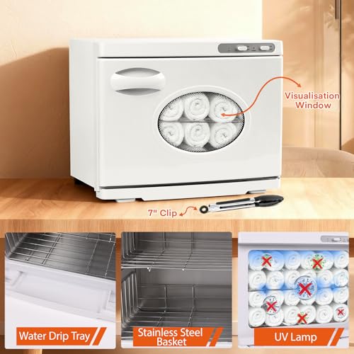 Chauffe-serviettes esthétique grande capacité 23L pour linge - 5