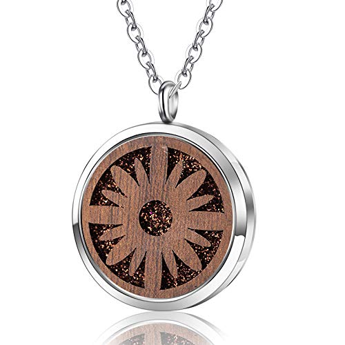 Preisvergleich Produktbild Aromatherapie-Anhänger Blume Umweltschutz Legierung Weihrauch Box Halskette Schmuck 2020 Neue Magnetische Parfüm Kästchen Aromatherapie-Maschine