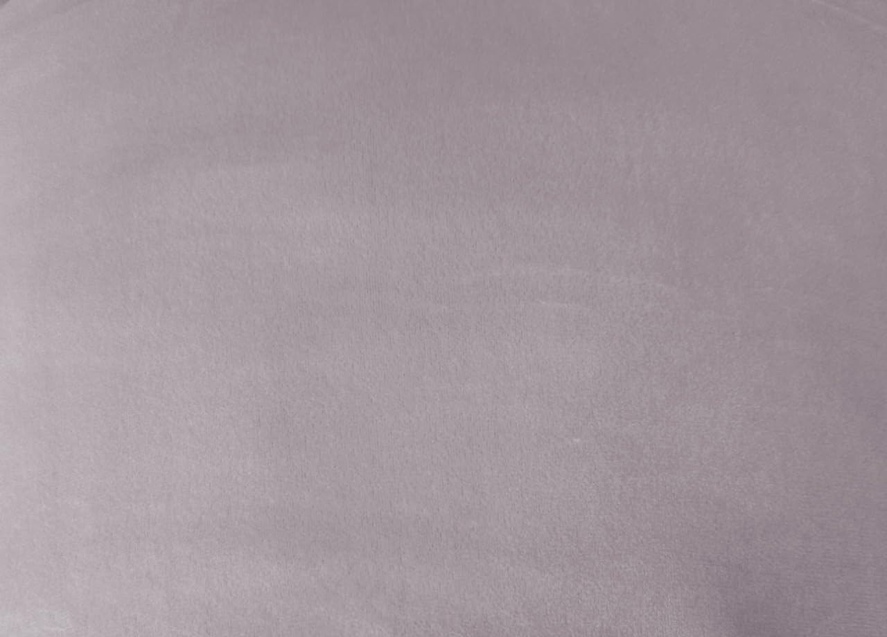 BIANCHERIAWEB Copridivano Elasticizzato Effetto Velluto Modello Morbidissimo Colore Cipria 2 Posti Cipria