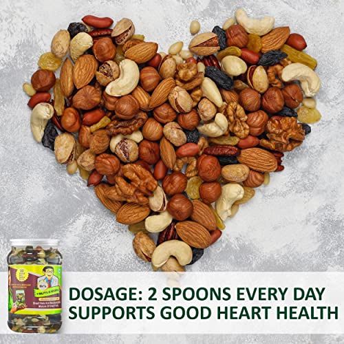 Image of Dr'.s nuts & Seeds 22+ Varieties High in Protein and Dietary Fiber Natural Immunity Booster Mixed Nuts, Seeds and Berries, 300 Grams x 2