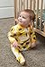 UNIFACO Baby Sleepers 0-3 Montrhs Zipper Footie Pajamas Sunflower Romper One Piece Jumpsuit Infant Outfit