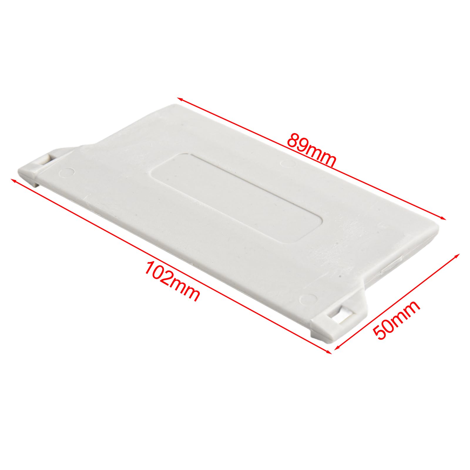 20 Ganci Riparazione Per Tende Verticale | Clip In Plastica Bianca 89mm | Kit Sostituzione Lamelle | Fai Da Te - 3