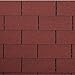 Produktbild 2m² Dachschindel Rechteckform 14 Stück ziegelrot Dach Bitumen Schindeln rot Ziegel Abdichtung