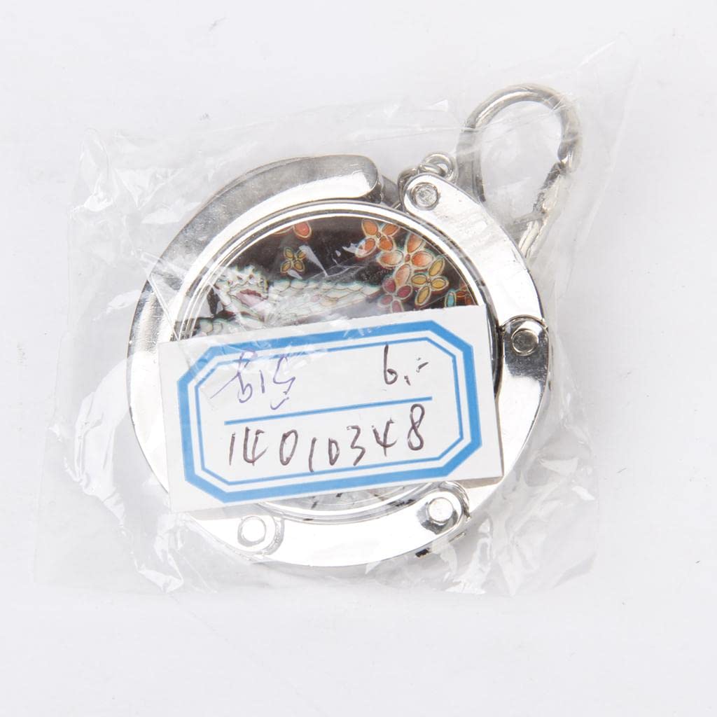 HEAVENGLOW Handbag Hook Hanger Bag Holder Butterfly Pattern with Key Ring|Handbag Accessories-image-44
