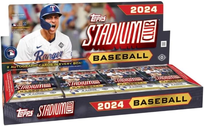 2024 Topps Stadium Club Baseball Sealed Hobby Box (2 Autograph/Box)