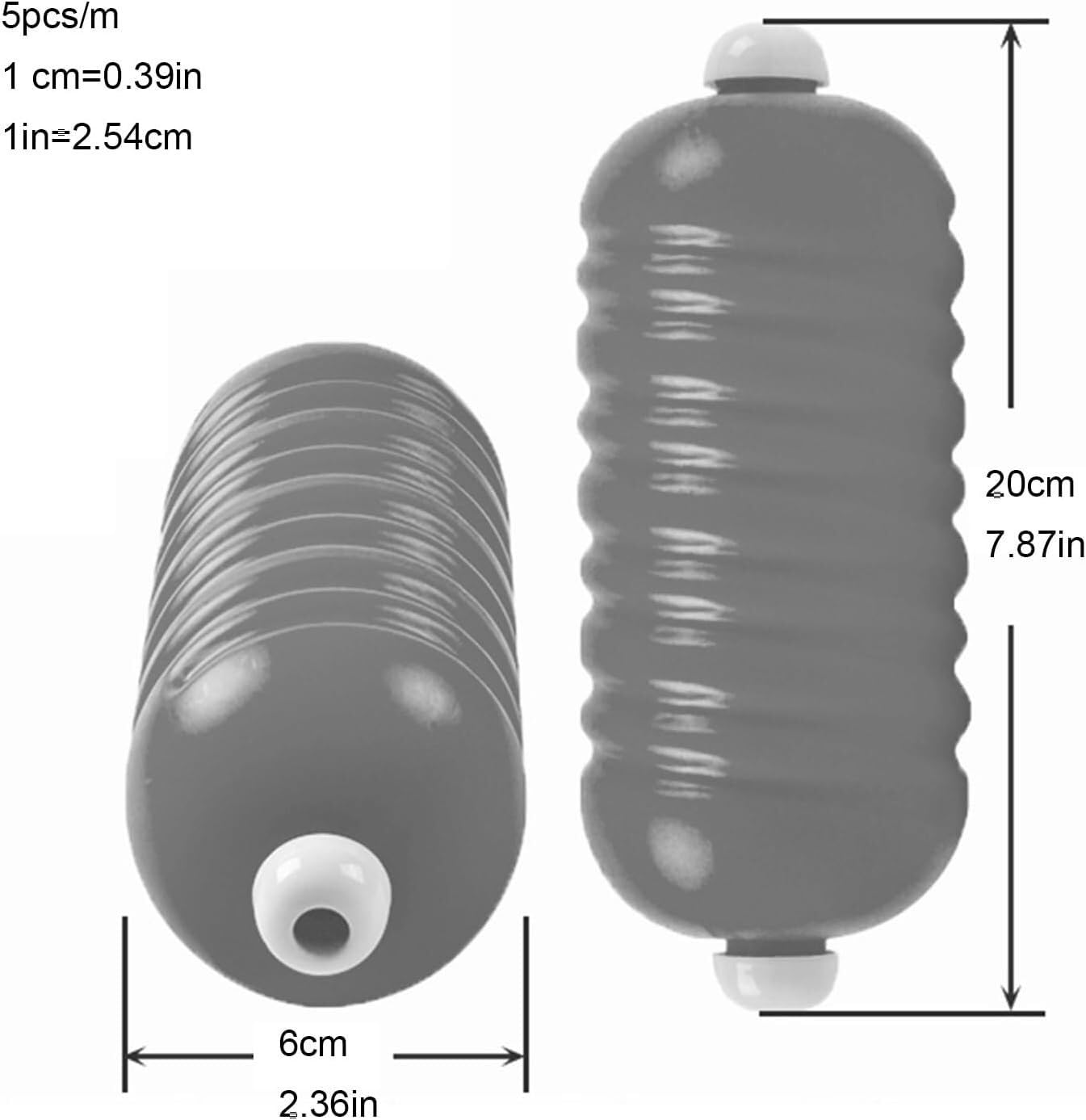 Flotador de cuerda divisora de seguridad para piscina, línea flotante de boya para piscina enterrada, parque acuático, cuerda de nailon, 5 m