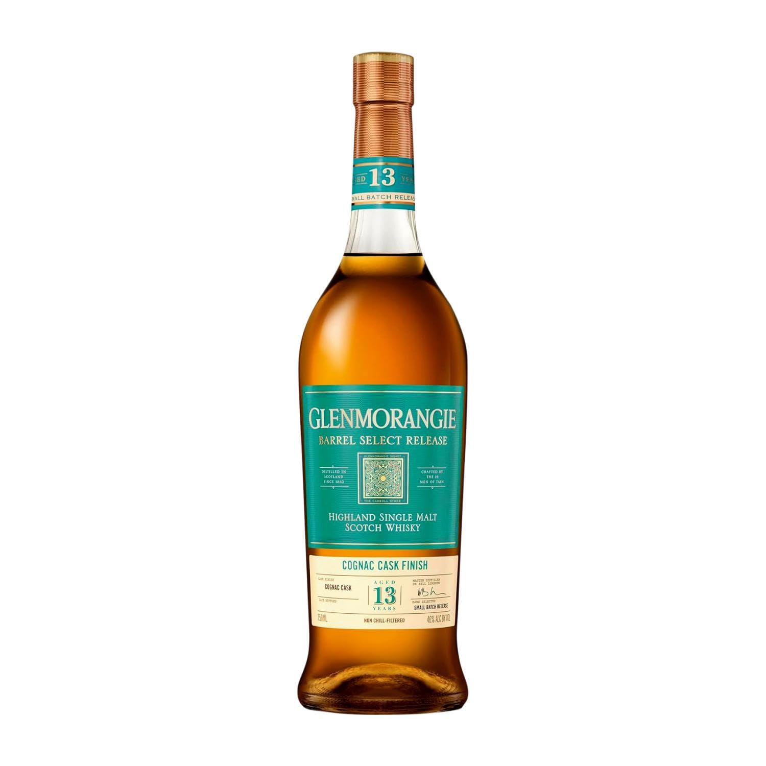 Whiskey Single Malt Glenmorangie Cognac Cask Finish 13 Jahre 70 cl