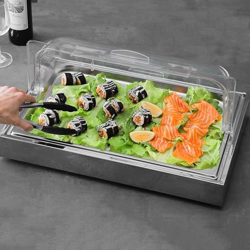 Contenitore di esposizione dell'alimento del controsoffitto, piatto di raffreddamento per il vassoio del buffet del partito della frutta di