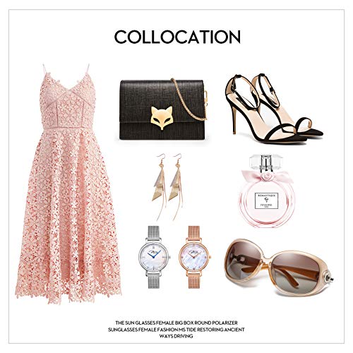 image for DUCO Shades Classic Oversized Polarized Sunglasses for Women 100% UV P