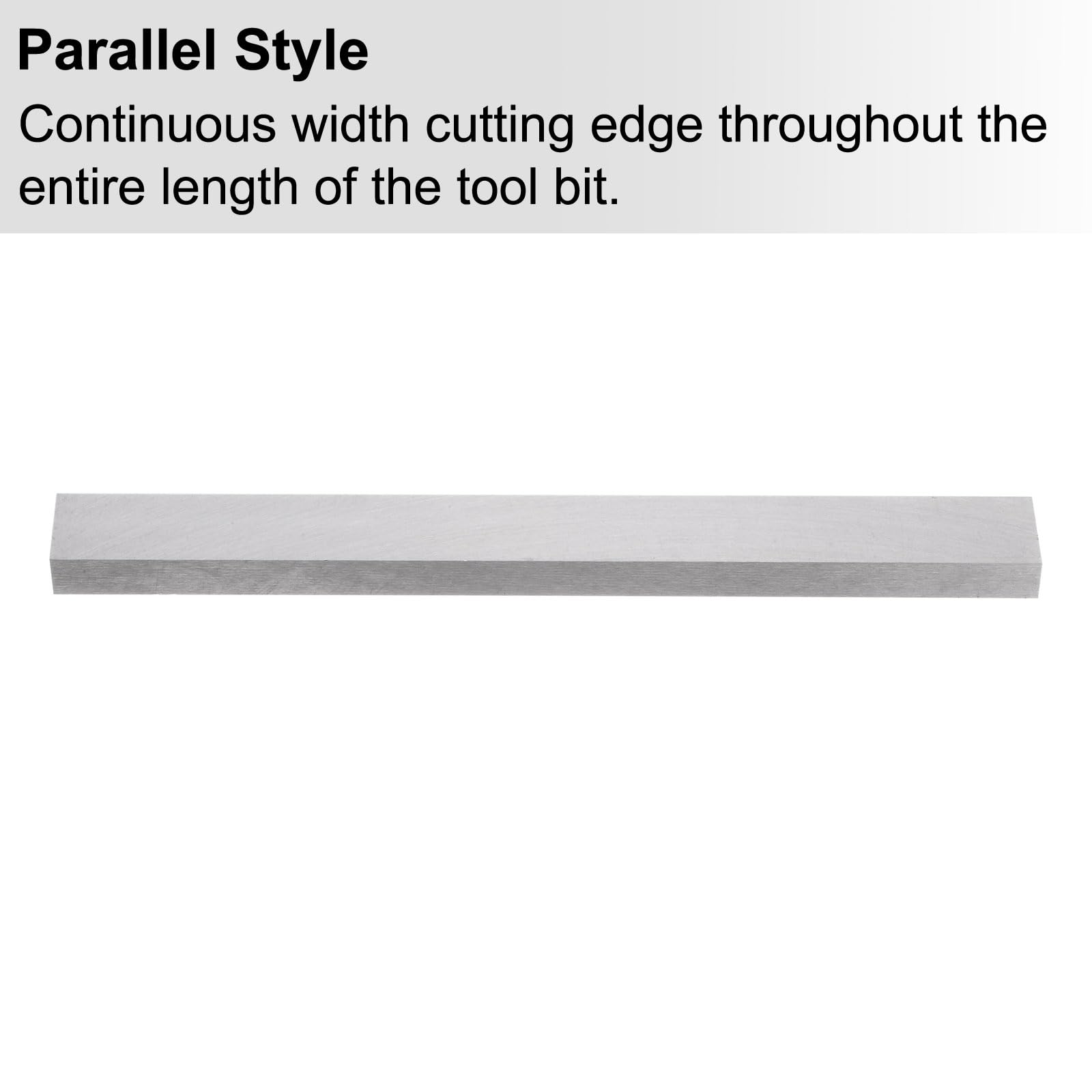 uxcell Punta per tornio 10 mm x 20 mm x 200 mm, per tornio quadrato, in acciaio HSS (acciaio ad alta velocità), rettangolare, vuota, 2 pezzi