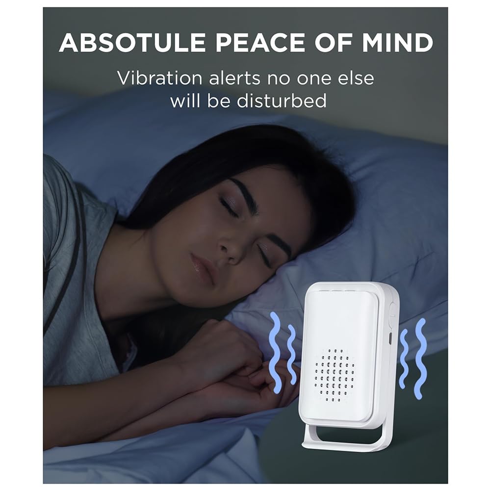 Allarme letto per pazienti anziani con demenza - Rilevatore di caduta fili con sensore di movimento per la prevenzione della demenza negli anziani
