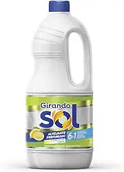 Girando Sol Alvejante Perfumado Lemon 2L Alvejante Perfumado Com Cloro Ativo Verde Um Aliado Indispensável Na Limpeza Pesada Com Perfume
