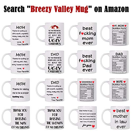 Grandma Mug Mothers Day Gifts For Grandma, Best Grandma Gifts - Birthday Gifts For Grandma Coffee Mug, Gifts For Grandmother, Funny Nutrition Facts Grandma Mug, White, 11Oz #TOP5
