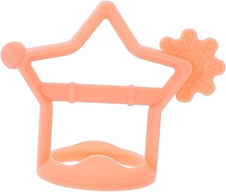 SHOWERORO Mordedor De Estrela Brinquedos De Silicone Para Bebês Brinquedos Infantis Para Bebês Brinquedos Para Bebês Brinquedos De Silicone Brinquedos De Mordedor Infantil Para Bebês