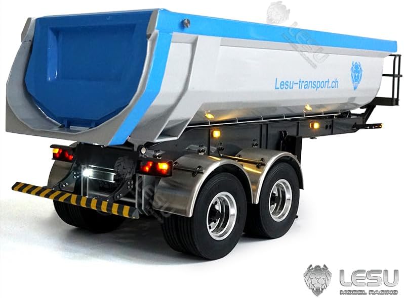 TOUCAN RC HOBBY LESU Metal RC Hydraulic Dumper Trailer Pump for 1/14 Tractor Truck DIY