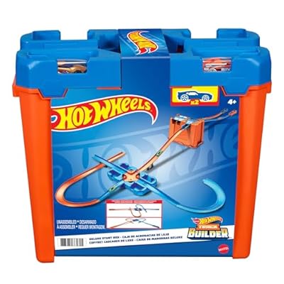 Hot Wheels Track Buider Caja de Acrobacias Deluxe, Accesorios para Pistas de Coches de Juguete (Mattel GGP93) | Ya disponible en tu tienda friki favorita! En mundofriki.es!
